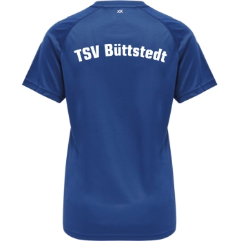 Damen Trainingsshirt TSV Büttstedt - Hummel Core XK Poly Shirt - True Blue